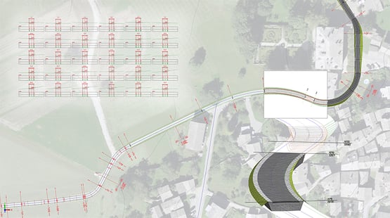 Detailed design of roads in a BIM environment